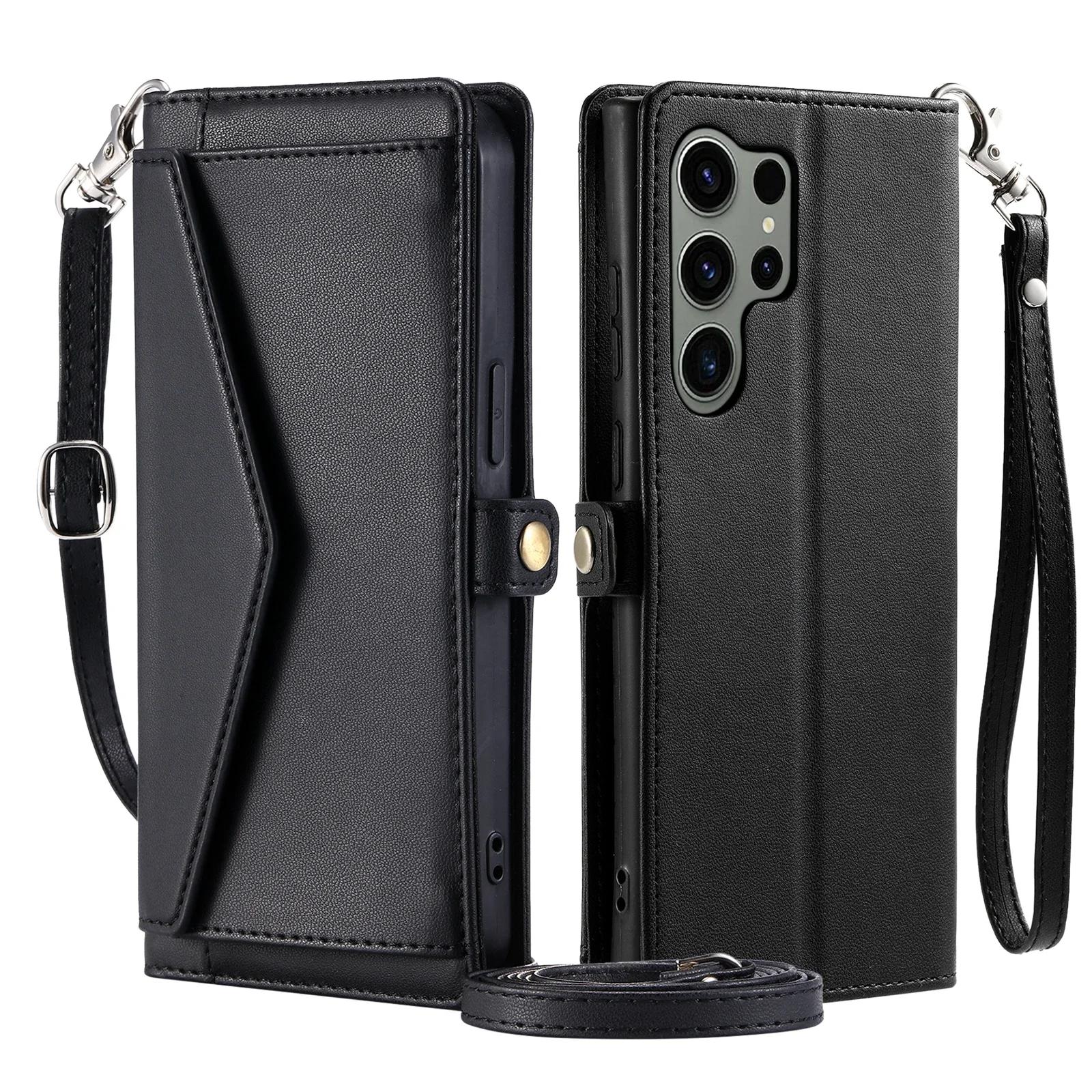 Crossbody Wallet Leather Case For Samsung Galaxy S25 Edge S24 Ultra S23 Plus S22 S21 A16 A26 A36 A56 A06 Pocket Cards Solt Cover For Samsung S25 чёрный
Crossbody Wallet Leather Case For Samsung Galaxy S25 Edge S24 Ultra S23 Plus S22 S21 A16 A26 A36 A56 A06 Pocket Cards Solt Cover For Samsung S25 чёрный