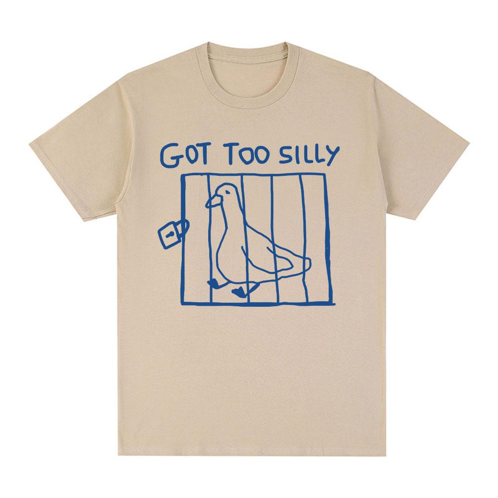 Got Too Silly Goose Funny Meme T Shirt Men Women Clothing Casual Cotton Vintage Short Sleeve Oversized T-shirts Tops Streetwear XXXXL
Got Too Silly Goose Funny Meme T Shirt Men Women Clothing Casual Cotton Vintage Short Sleeve Oversized T-shirts Tops Streetwear XXXXL