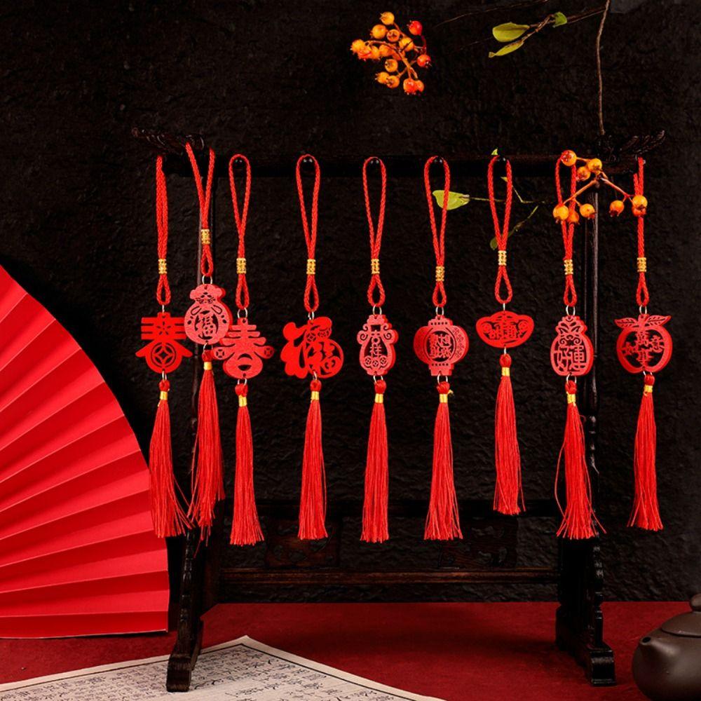 10PCS Red New Year Hanging Ornament Wooden Potted Plant Pendant Hanging Pendant Feastival Style 9
10PCS Red New Year Hanging Ornament Wooden Potted Plant Pendant Hanging Pendant Feastival Style 9