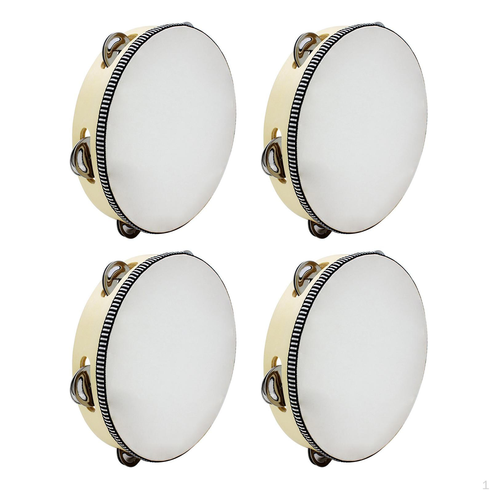 4x 8 inch Wooden Tambourine Toy Beat Instrument Kids Gift Party KTV Round Professional Handheld Drum
4x 8 inch Wooden Tambourine Toy Beat Instrument Kids Gift Party KTV Round Professional Handheld Drum