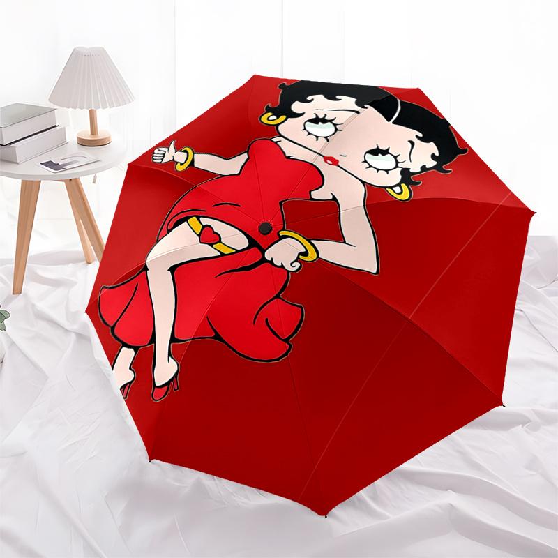Betty Boop Red Dress Auto Open Close Umbrella - Portable 3-Fold Design with Iron Frame - - Ideal Gift for Fans, Travelers, and Daily Use0104
Betty Boop Red Dress Auto Open Close Umbrella - Portable 3-Fold Design with Iron Frame - - Ideal Gift for Fans, Travelers, and Daily Use0104