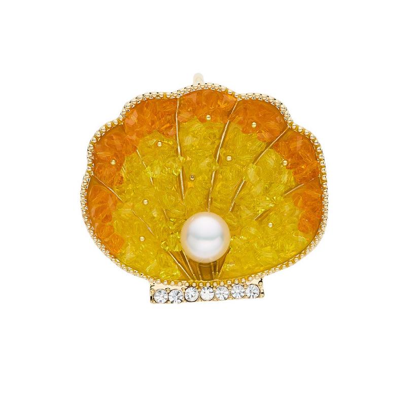 Natural pearl shell brooch, high-end luxury western-style clothing cardigan accessory, corsage pin золотой
Natural pearl shell brooch, high-end luxury western-style clothing cardigan accessory, corsage pin золотой