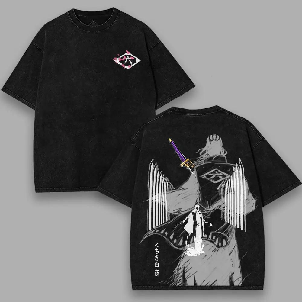 BLEACH Kuchiki Byakuya Tshirt Anime Vintage Washed Oversized Tee Shirt Summer Short Sleeve Cotton Mens Clothing Tops S
BLEACH Kuchiki Byakuya Tshirt Anime Vintage Washed Oversized Tee Shirt Summer Short Sleeve Cotton Mens Clothing Tops S