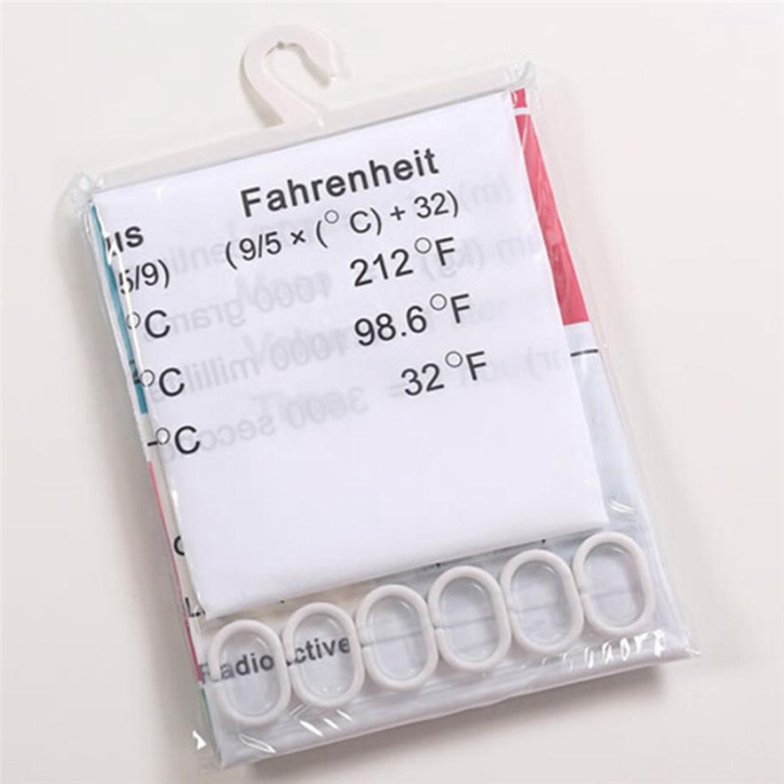 Креативные элементы Периодический стол Полиэстер Душевая занавеска Водонепроницаемая утолщенная плесень Мучнистая занавеска для ванной комнаты
Креативные элементы Периодический стол Полиэстер Душевая занавеска Водонепроницаемая утолщенная плесень Мучнистая занавеска для ванной комнаты