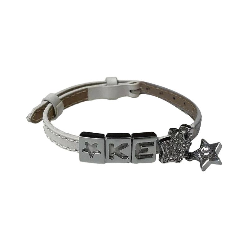 Punk Subculture Diamands Star Letter Wide Bracelets Simple Vintage Casual All-matched Accessories Vacation Jewelry
Punk Subculture Diamands Star Letter Wide Bracelets Simple Vintage Casual All-matched Accessories Vacation Jewelry