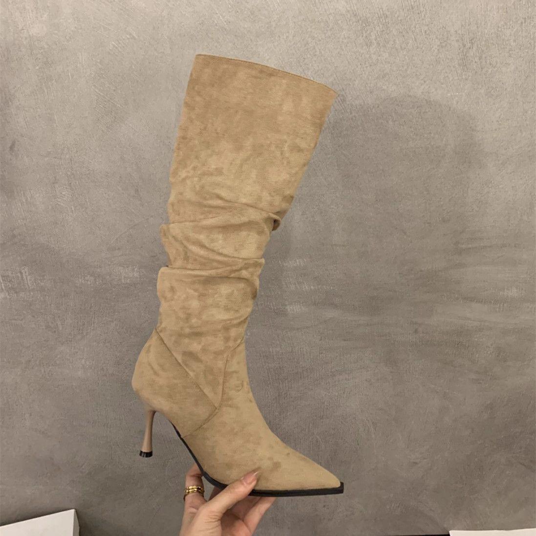 Boots Women s Shoes Khaki Tube Season Suede Skinny Boots Fashion Knight Fleece Pile Slender 40 хакі
Boots Women s Shoes Khaki Tube Season Suede Skinny Boots Fashion Knight Fleece Pile Slender 40 хакі