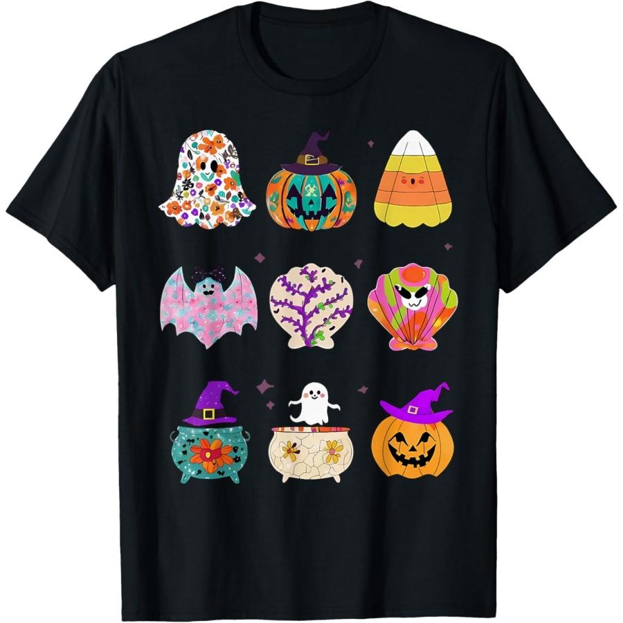 Halloween Summerween Ghosts Pumpkin Seashell Spooky Beach T-Shirt XXXXXL чорний
Halloween Summerween Ghosts Pumpkin Seashell Spooky Beach T-Shirt XXXXXL чорний