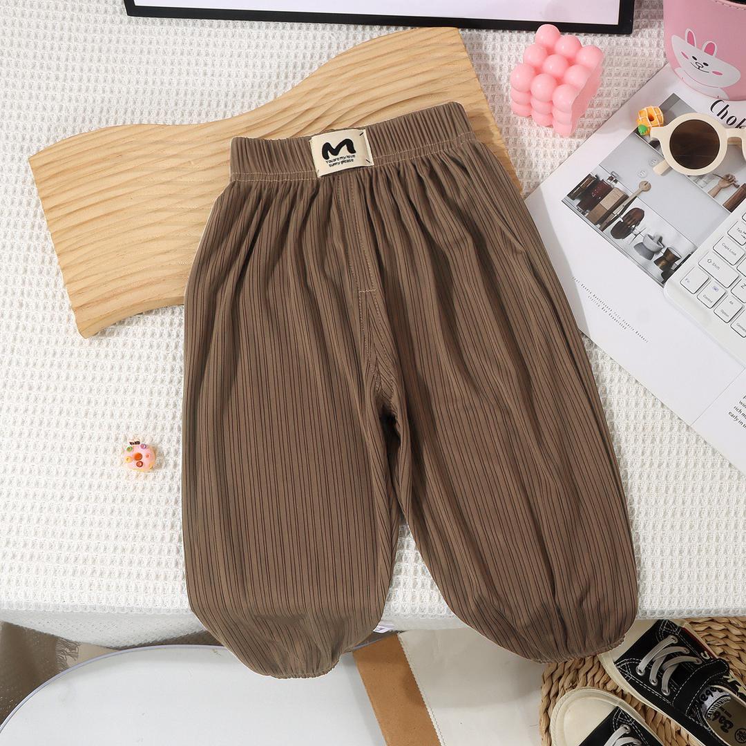 Детские летние брюки из ледяного шелка с защитой от комаров – Легкая, повседневная домашняя одежда для мальчиков и девочек 80 cm
Детские летние брюки из ледяного шелка с защитой от комаров – Легкая, повседневная домашняя одежда для мальчиков и девочек 80 cm