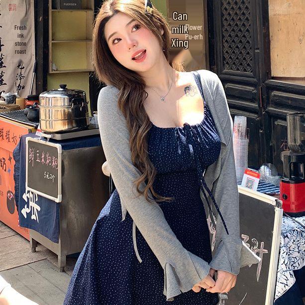 Plus Size Starry Polka Dot Ruffle Dress & Cardigan Set L (Suggested Weight: 100-120 lbs)
Plus Size Starry Polka Dot Ruffle Dress & Cardigan Set L (Suggested Weight: 100-120 lbs)