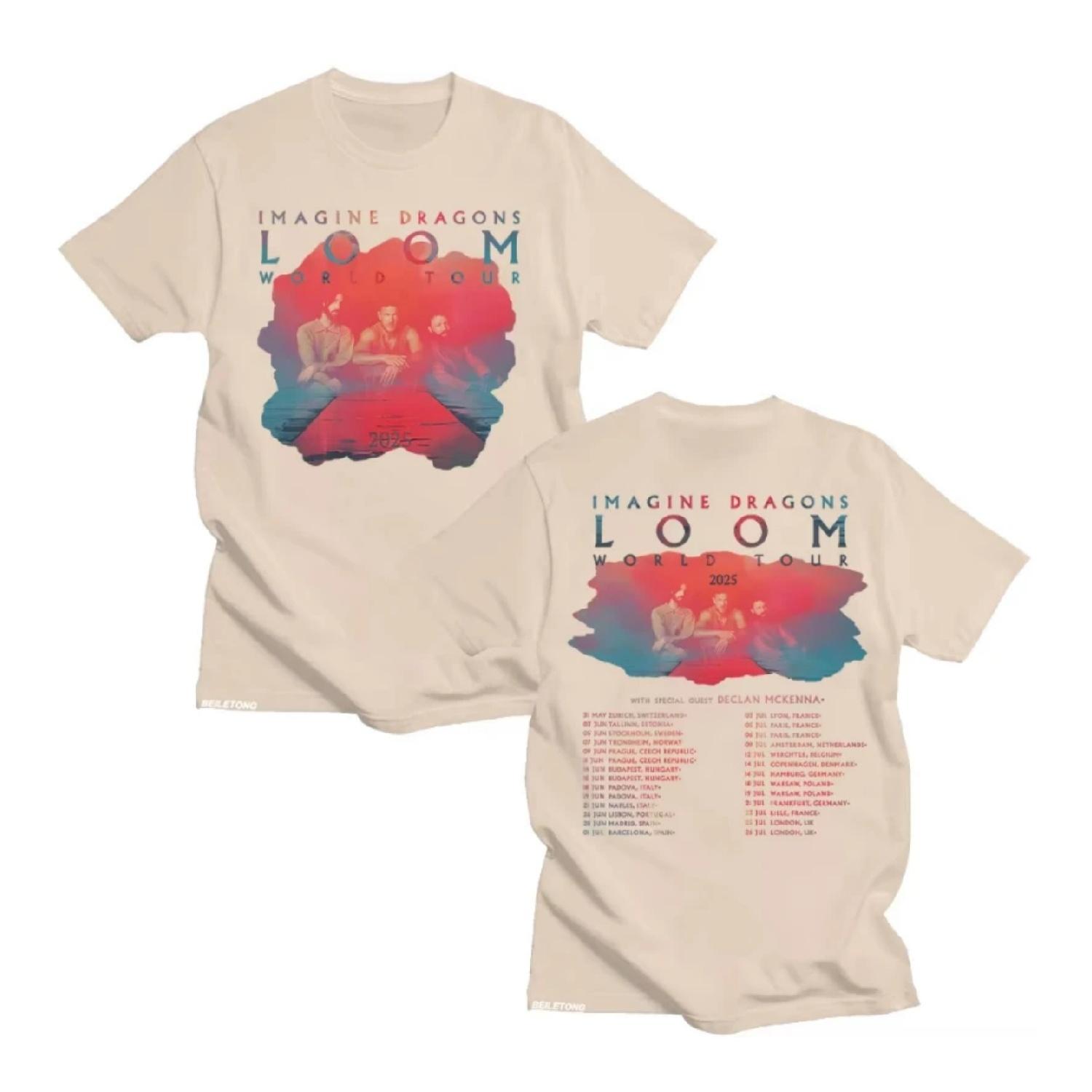 Imagine Dragons Band Loom Tour 2025 Новые футболки Мужские Женские Мода Хип-хоп Ретро Футболка Хлопок Свободный Короткий рукав Эстетичные Топы S чёрный
Imagine Dragons Band Loom Tour 2025 Новые футболки Мужские Женские Мода Хип-хоп Ретро Футболка Хлопок Свободный Короткий рукав Эстетичные Топы S чёрный