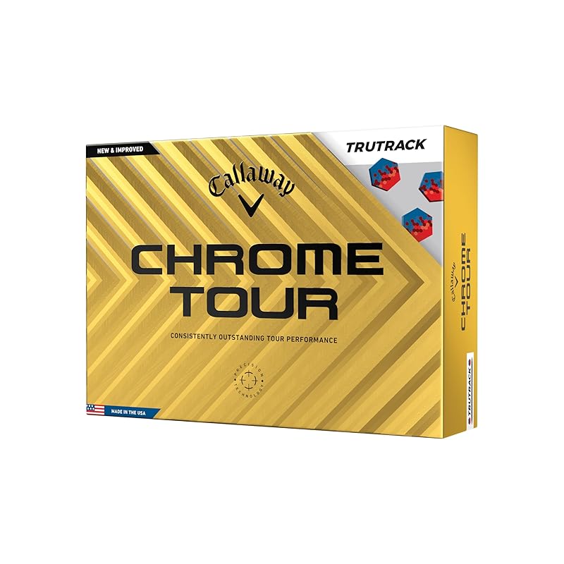 Callaway golf ball CHROME TOUR 24 TRUTRACK 1 dozen (12 pieces) 4 piece construction white
Callaway golf ball CHROME TOUR 24 TRUTRACK 1 dozen (12 pieces) 4 piece construction white