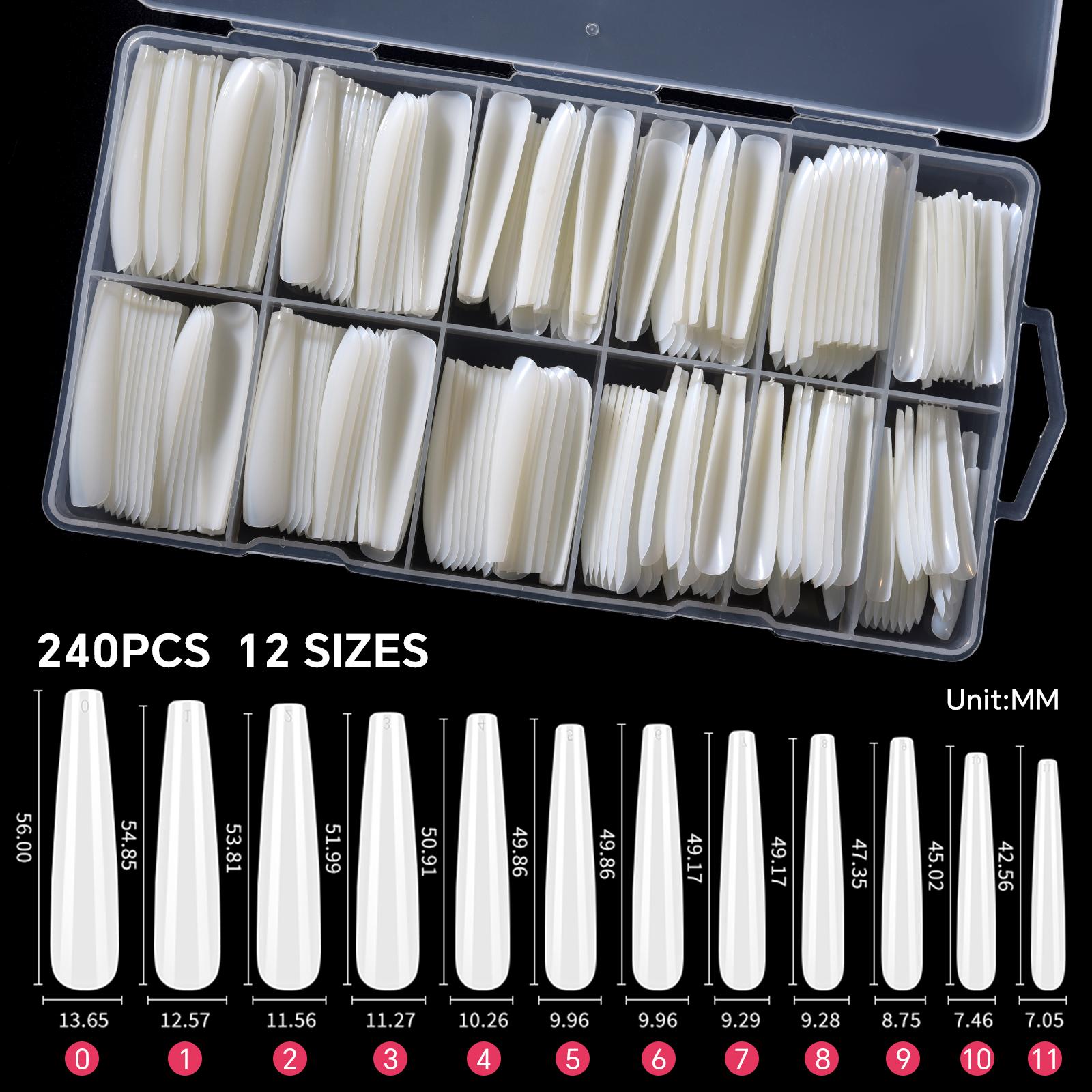 240 шт./кор. накладные ногти квадратные прямые очень длинные полупокрытые ногти прозрачные/натуральные акриловые накладные ногти для наращивания маникюрный салон
240 шт./кор. накладные ногти квадратные прямые очень длинные полупокрытые ногти прозрачные/натуральные акриловые накладные ногти для наращивания маникюрный салон