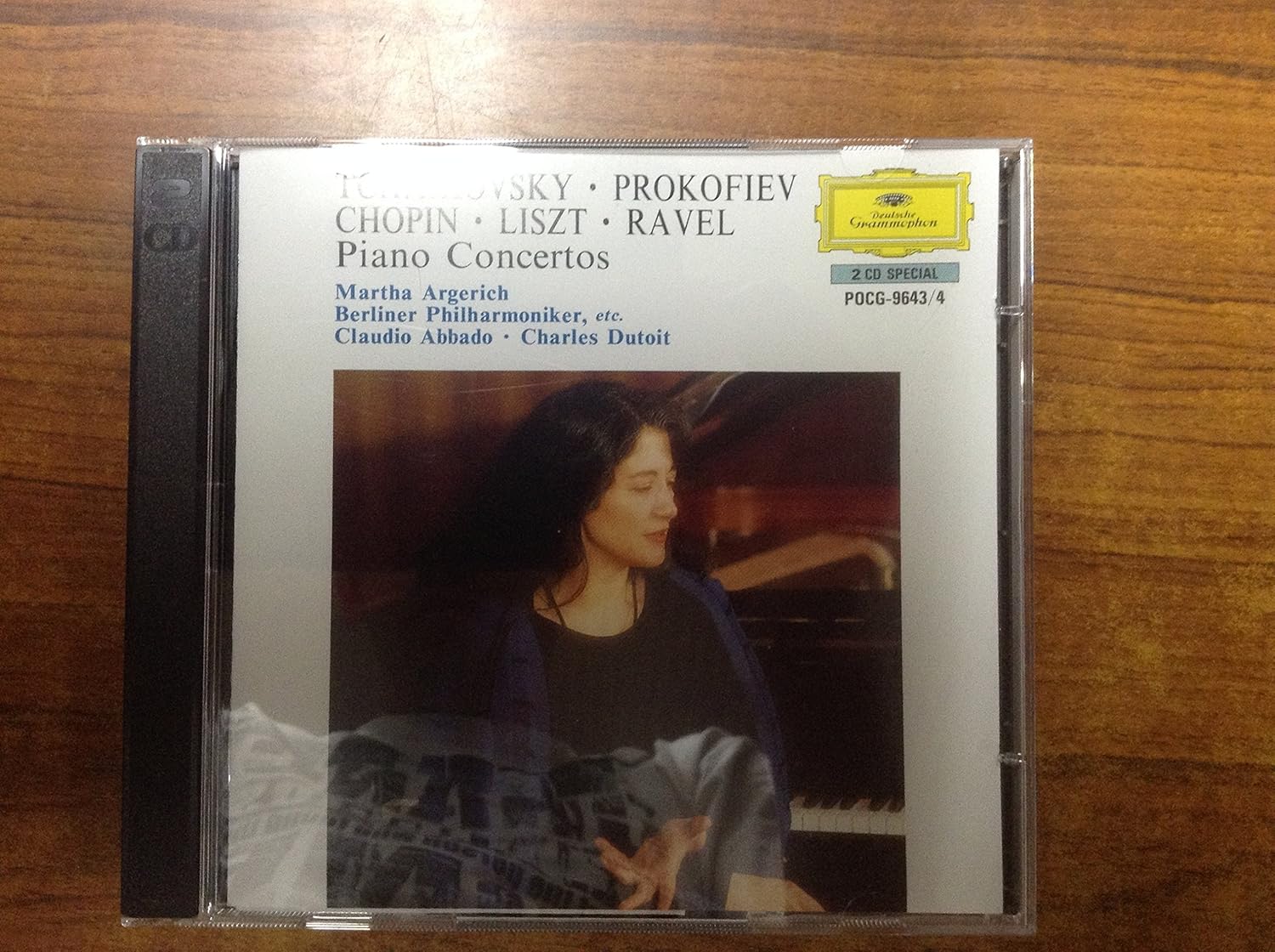 CD ARGERICH (MARTHA), TCHAIKOVSKY, CHO - Tchaikovsky: Piano Concerto POCG96434 Japan ObiClassical Used
CD ARGERICH (MARTHA), TCHAIKOVSKY, CHO - Tchaikovsky: Piano Concerto POCG96434 Japan ObiClassical Used