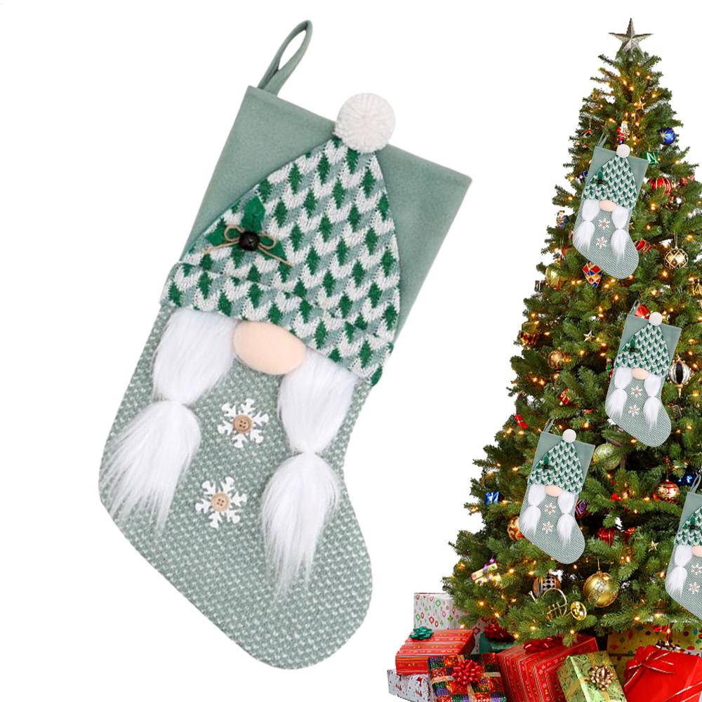 Christmas Stockings Knitted Christmas Stockings Holiday Tree Decor Party Ornaments Festive Candy Bag For Coin Treat Toys Mantel 26.5x46cm
Christmas Stockings Knitted Christmas Stockings Holiday Tree Decor Party Ornaments Festive Candy Bag For Coin Treat Toys Mantel 26.5x46cm