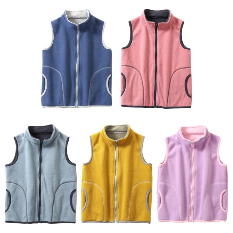 Kids Warm Sleeveless Jacket Thick Double-Layer Polar Fleece Children s Vest For Boys And Girls 140
Kids Warm Sleeveless Jacket Thick Double-Layer Polar Fleece Children s Vest For Boys And Girls 140