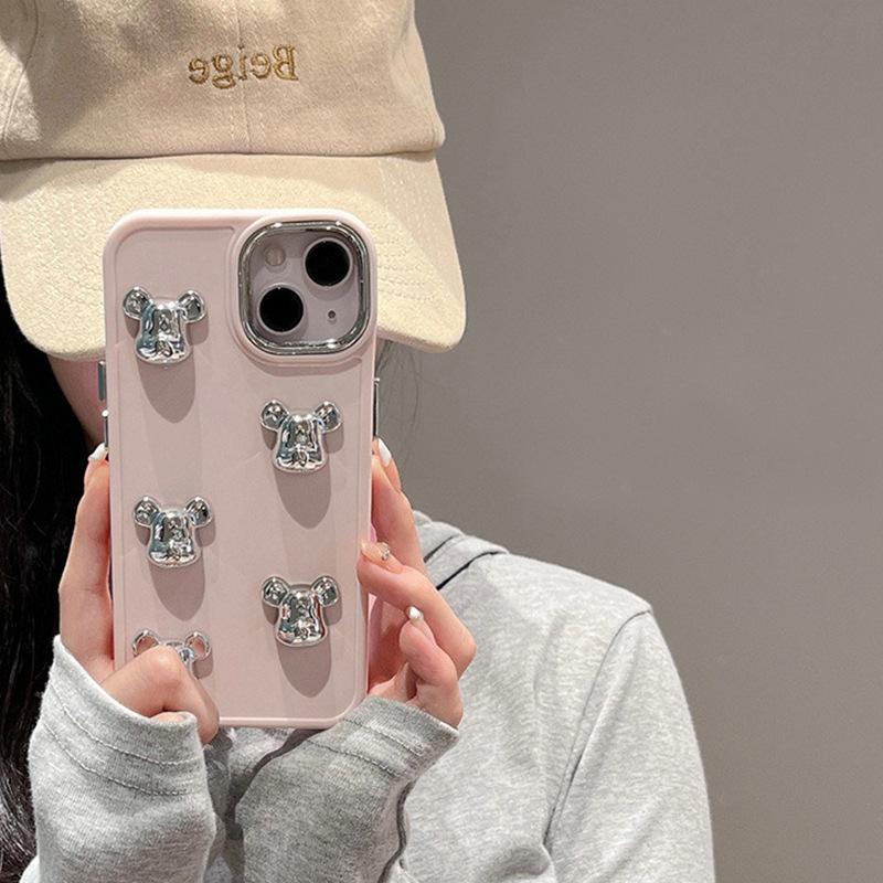 Electroplating Three-Dimensional Violent Bear Mobile Phone Case Is Suitable For Iphone16Pro Trendy Brand Apple 14 Silicone 13 Personality 17 iPhone 7/8/SE 2020
Electroplating Three-Dimensional Violent Bear Mobile Phone Case Is Suitable For Iphone16Pro Trendy Brand Apple 14 Silicone 13 Personality 17 iPhone 7/8/SE 2020