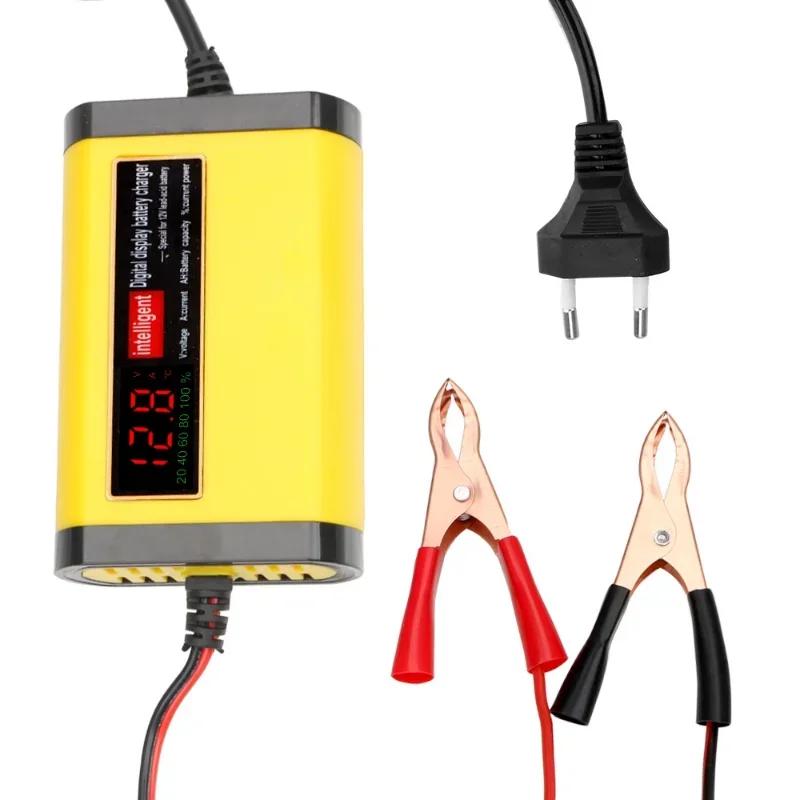 Full Automatic Car Battery Charger Digital LCD Display 2A Fast Charging 3 Stages Lead Acid AGM GEL Battery-chargers
Full Automatic Car Battery Charger Digital LCD Display 2A Fast Charging 3 Stages Lead Acid AGM GEL Battery-chargers