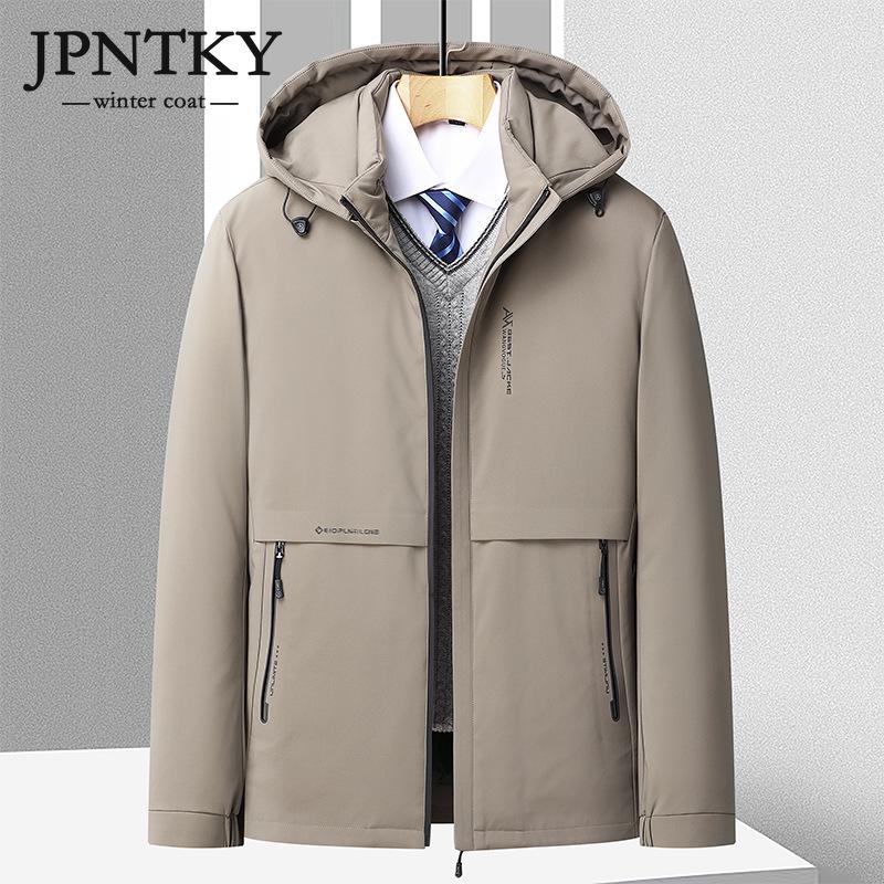 JPNTKY Зимний мужской пуховик с капюшоном для среднего возраста, деловой повседневный утолщенный морозостойкий мужской пуховик высокого класса 
JPNTKY Зимний мужской пуховик с капюшоном для среднего возраста, деловой повседневный утолщенный морозостойкий мужской пуховик высокого класса