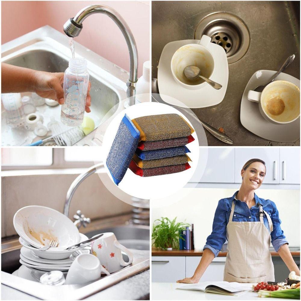 Sponge Washing Pads Non-Scratch Dishwashing Sponge New Dishes Scrub Sponges різнокольоровий
Sponge Washing Pads Non-Scratch Dishwashing Sponge New Dishes Scrub Sponges різнокольоровий