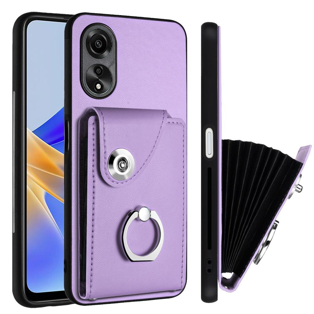 YB Leather Coating Series-7 for Oppo A78 5G/A58x 5G/A58 5G Case Anti-fall Phone Cover with Ring Holder Kickstand Purple
YB Leather Coating Series-7 for Oppo A78 5G/A58x 5G/A58 5G Case Anti-fall Phone Cover with Ring Holder Kickstand Purple