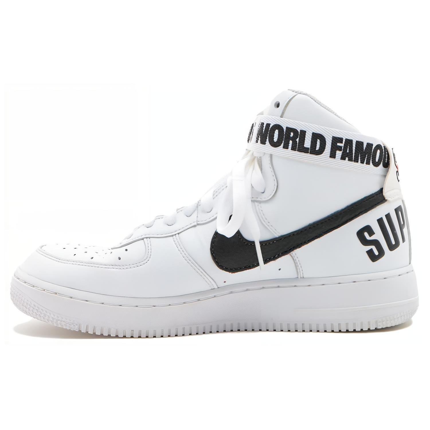 Nike Air Force 1 High Supreme World Famous White 698696-100 42
Nike Air Force 1 High Supreme World Famous White 698696-100 42