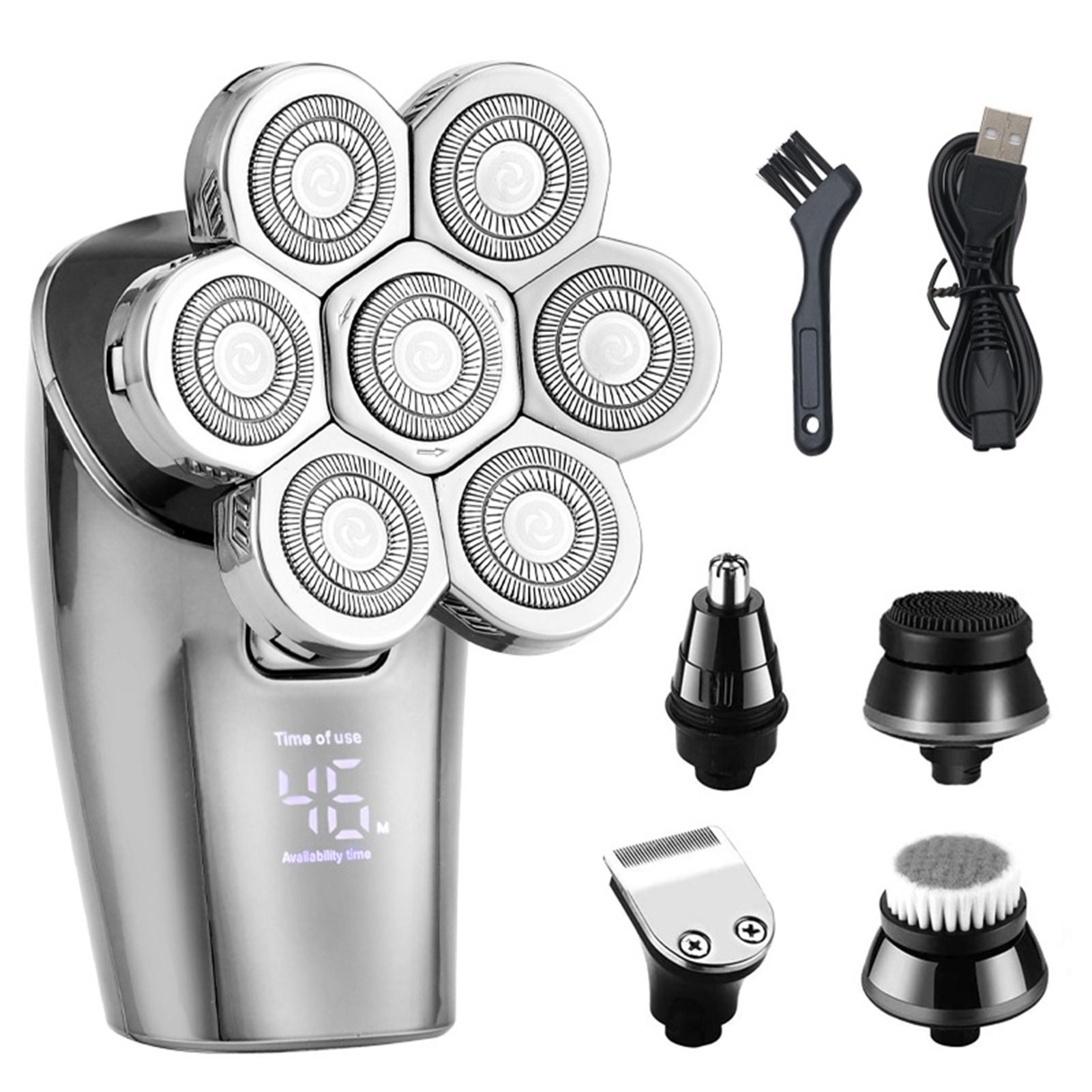 5 в 1 Набор электрических бритв 7D Razor Cutter Head Цифровой дисплей IPX6 Водонепроницаемый влажный сухой двойного назначения
5 в 1 Набор электрических бритв 7D Razor Cutter Head Цифровой дисплей IPX6 Водонепроницаемый влажный сухой двойного назначения