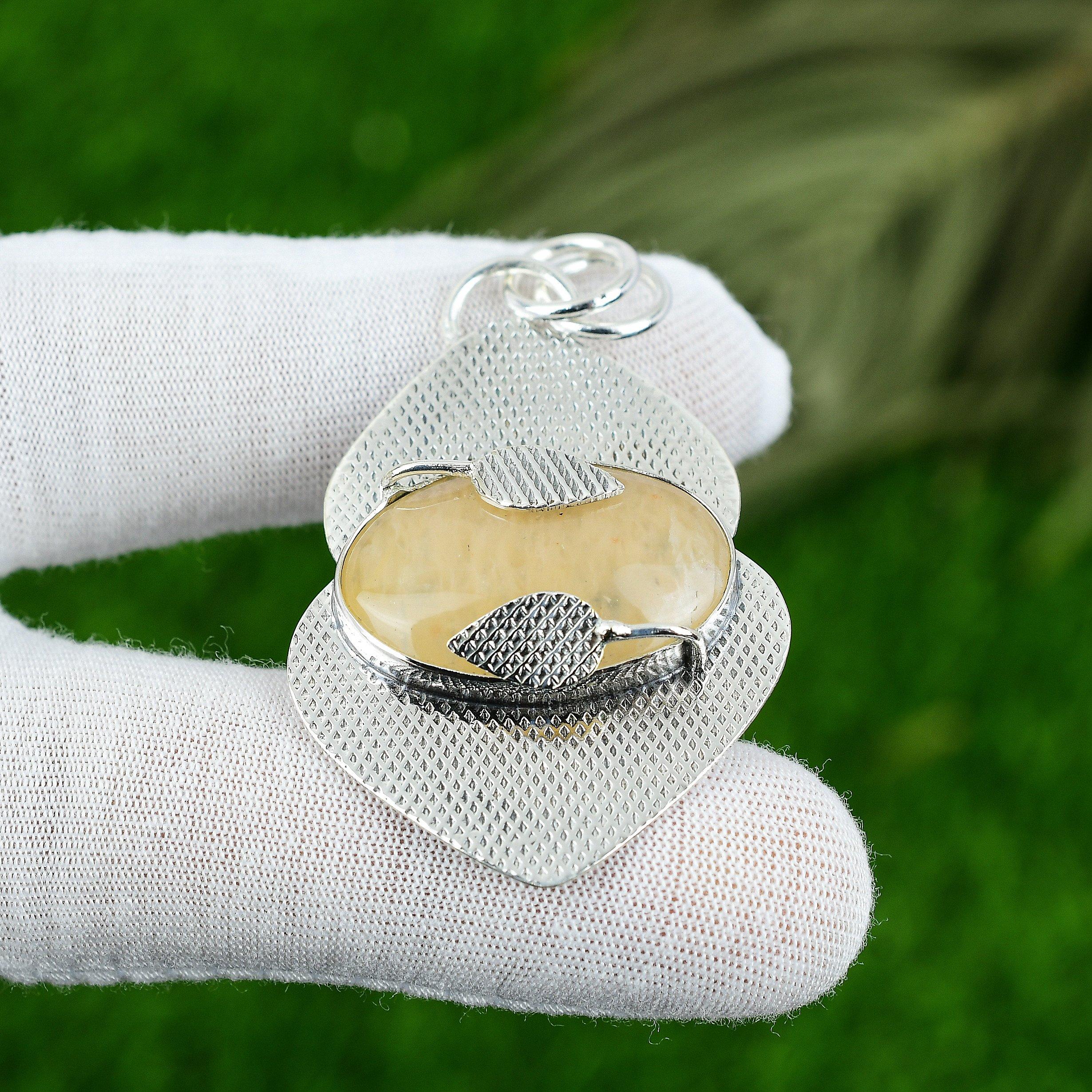 Gift For Her 925 Sterling Silver Natural Plume Agate Gemstone Jewelry Pendant
Gift For Her 925 Sterling Silver Natural Plume Agate Gemstone Jewelry Pendant