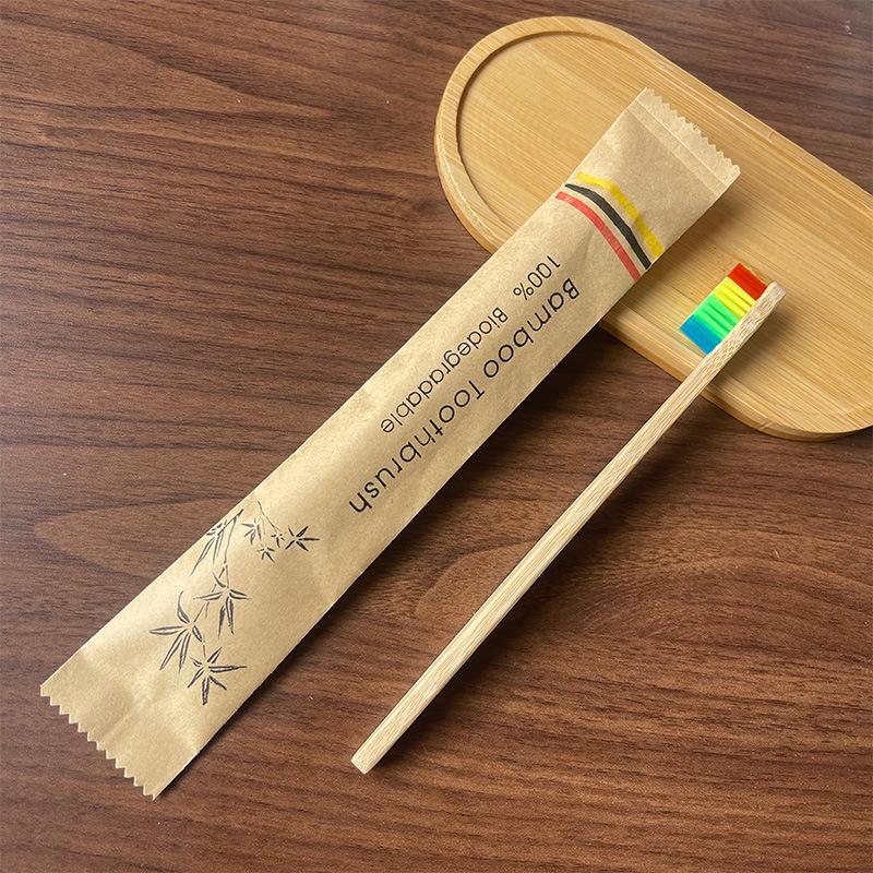 Экологичная зубная щетка из бамбукового угля с мягкой щетиной в крафт-бумажном пакете
Экологичная зубная щетка из бамбукового угля с мягкой щетиной в крафт-бумажном пакете