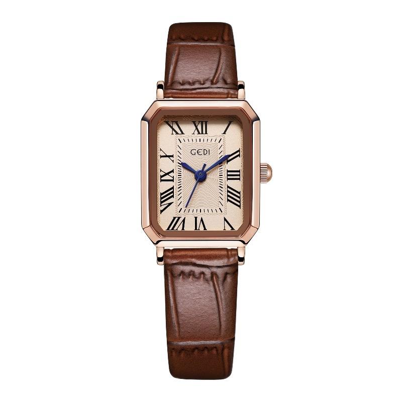 Retro Small Square Plate Temperament Student Watch Niche High-End Feeling Belt Bowl Watch Women S Waterproof Quartz Watch
Retro Small Square Plate Temperament Student Watch Niche High-End Feeling Belt Bowl Watch Women S Waterproof Quartz Watch