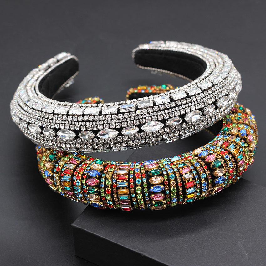 Baroque Rhinestone Headband: Luxurious Vintage Ethnic Style with Full Diamond Embellishments
Baroque Rhinestone Headband: Luxurious Vintage Ethnic Style with Full Diamond Embellishments