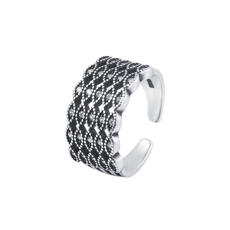 New Retro European Style Peacock Feather Shaped 925 Sterling Silver Jewelry Personality Grid Geometric Opening Rings TYB539 серебряный
New Retro European Style Peacock Feather Shaped 925 Sterling Silver Jewelry Personality Grid Geometric Opening Rings TYB539 серебряный