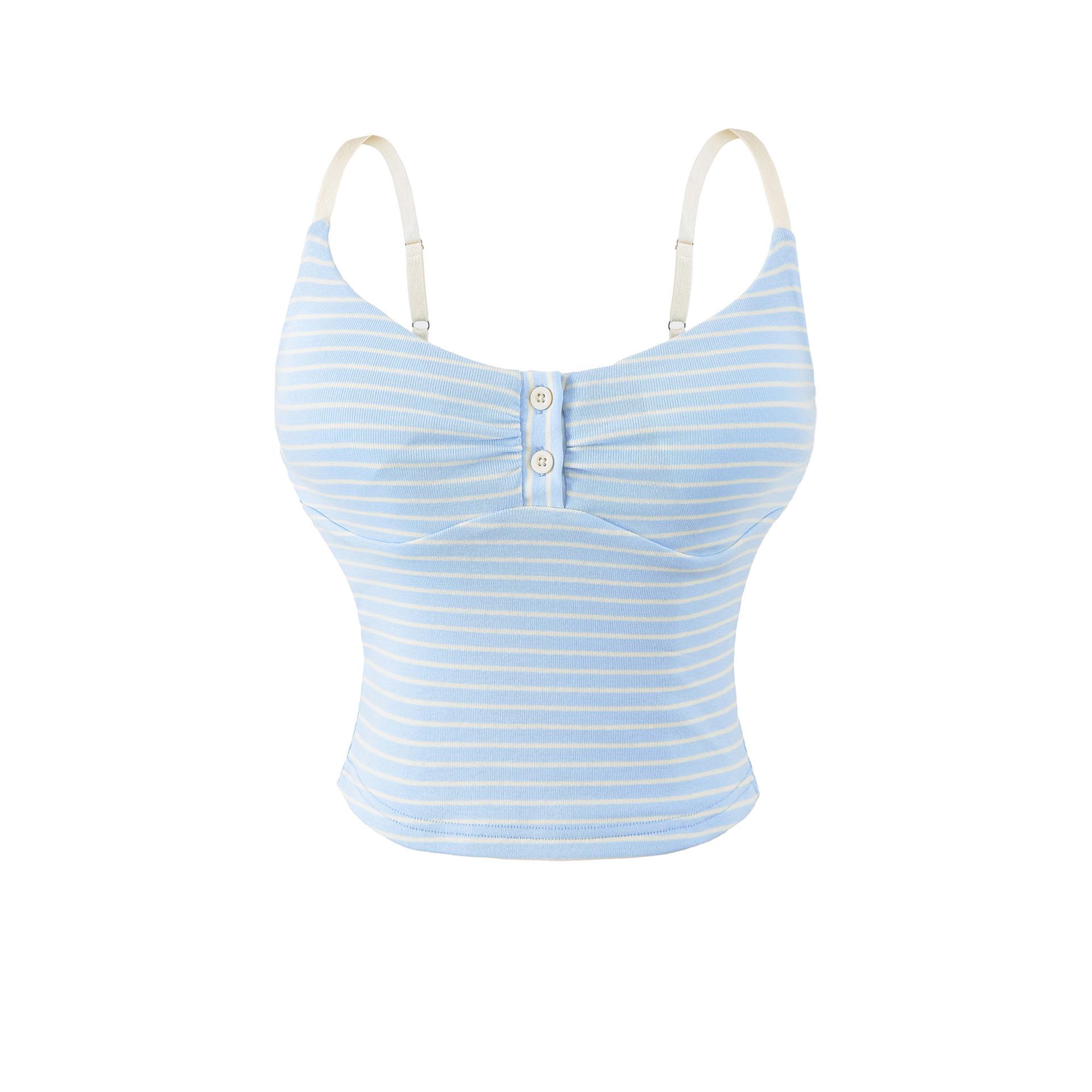 Women s Designer Slim-Fit Black Striped Camisole with Padded Bust - Chest-Enhancing Summer Knit Tank Top Medium
Women s Designer Slim-Fit Black Striped Camisole with Padded Bust - Chest-Enhancing Summer Knit Tank Top Medium