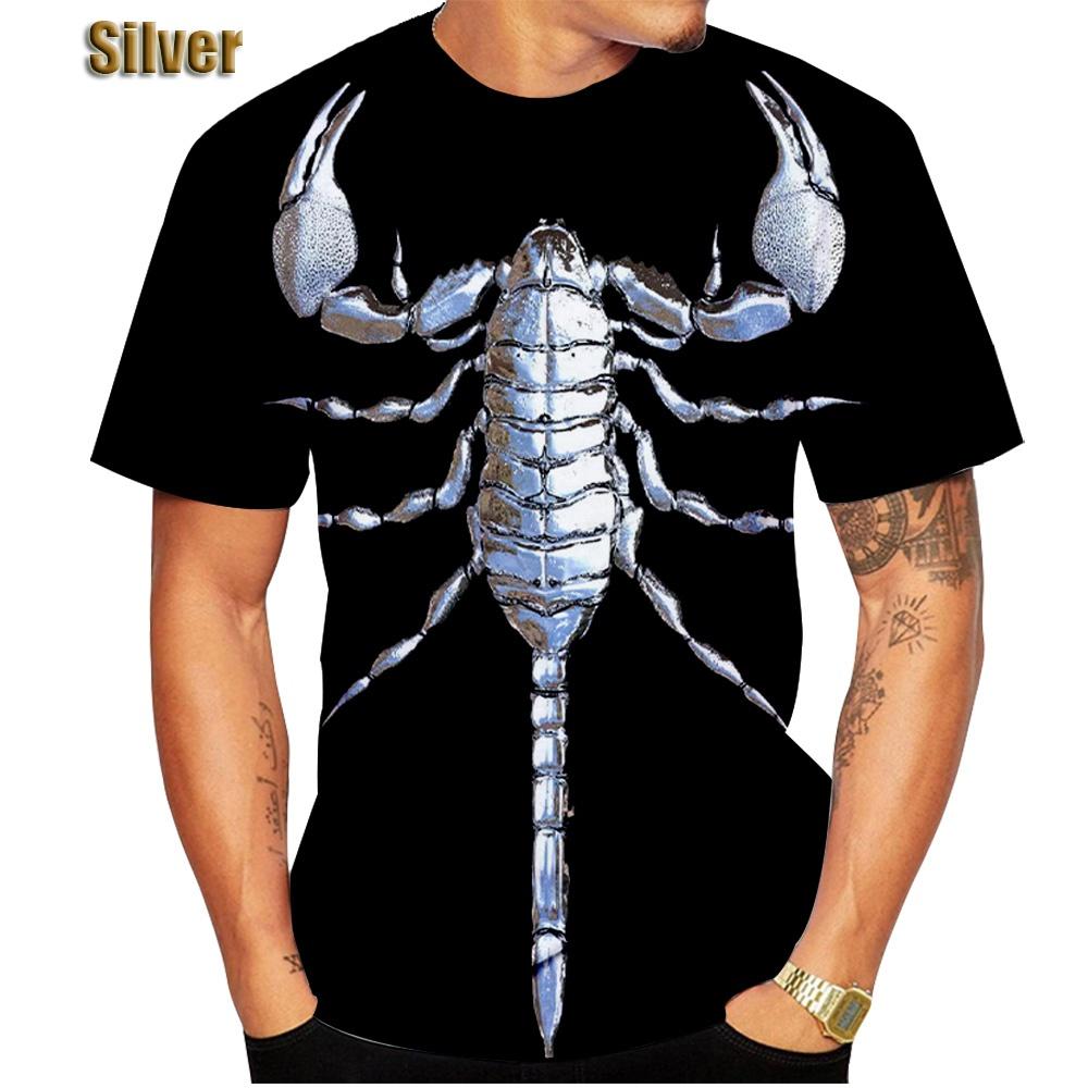 Нова футболка з 3D-принтом Червоний Череп Скорпіона Чоловіча/жіноча Вуличний одяг Крутий Скорпіон Харадзюку Літня з коротким рукавом Креативна Сузір я M
Нова футболка з 3D-принтом Червоний Череп Скорпіона Чоловіча/жіноча Вуличний одяг Крутий Скорпіон Харадзюку Літня з коротким рукавом Креативна Сузір я M