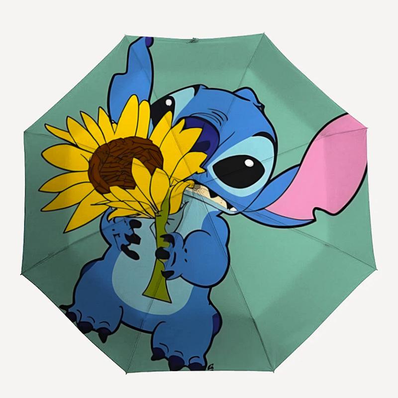 1pc Stitch Automatic Folding Umbrella: Compact 8-rib Design Cartoon Travel Companion for Outdoor, Casual Accessory
1pc Stitch Automatic Folding Umbrella: Compact 8-rib Design Cartoon Travel Companion for Outdoor, Casual Accessory