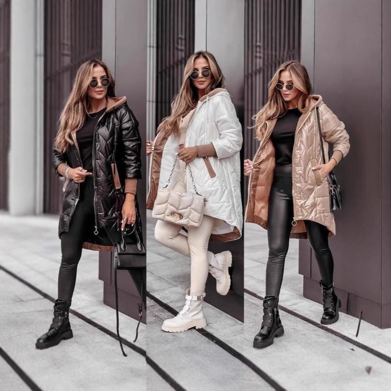 2025 Новая модная свободная куртка с капюшоном и длинными рукавами из хлопка на молнии для женщин M коричневый
2025 Новая модная свободная куртка с капюшоном и длинными рукавами из хлопка на молнии для женщин M коричневый