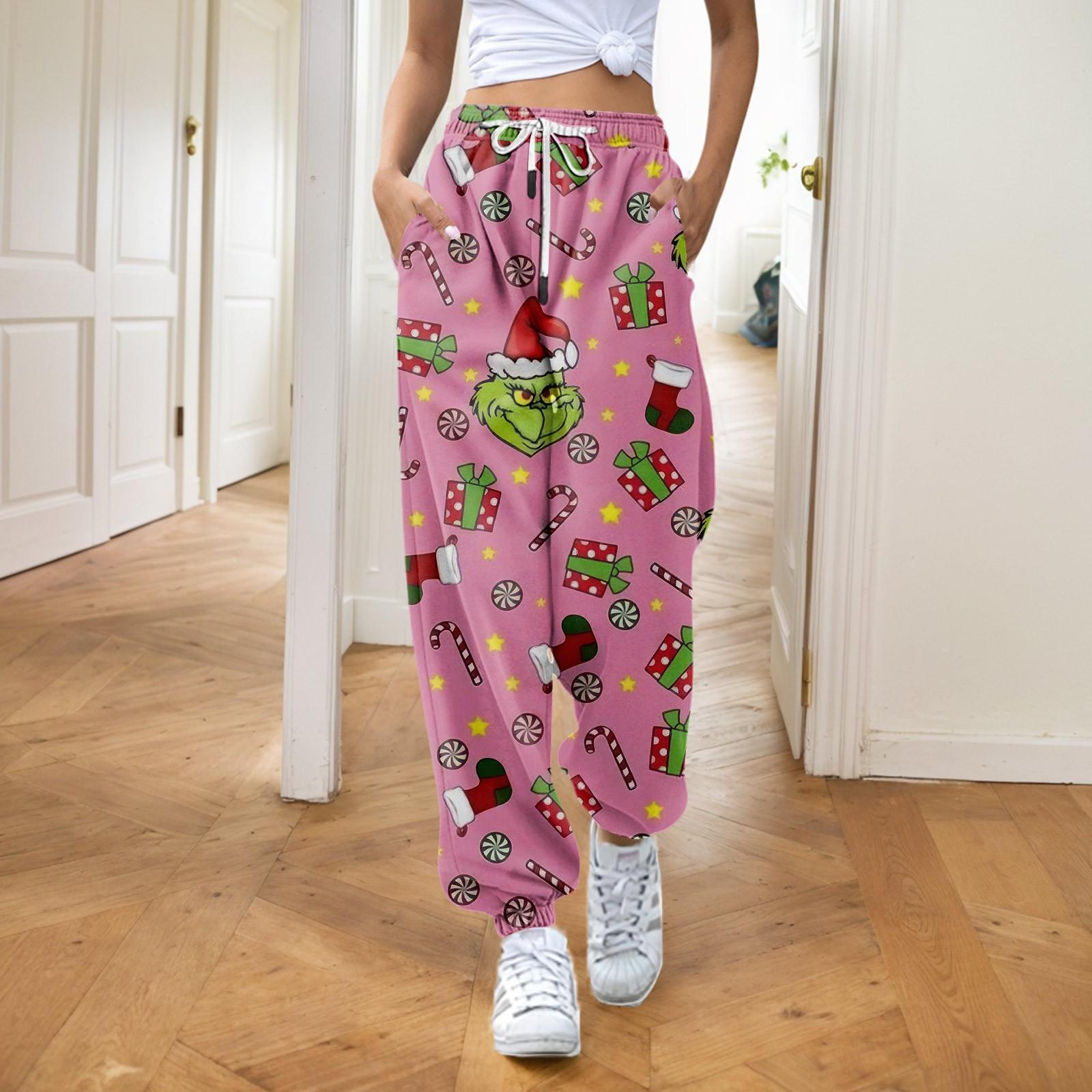 Women s Fashion Christmas Loose Drawstring Waist Color Casual Sweatpants Pants XL розовый
Women s Fashion Christmas Loose Drawstring Waist Color Casual Sweatpants Pants XL розовый
