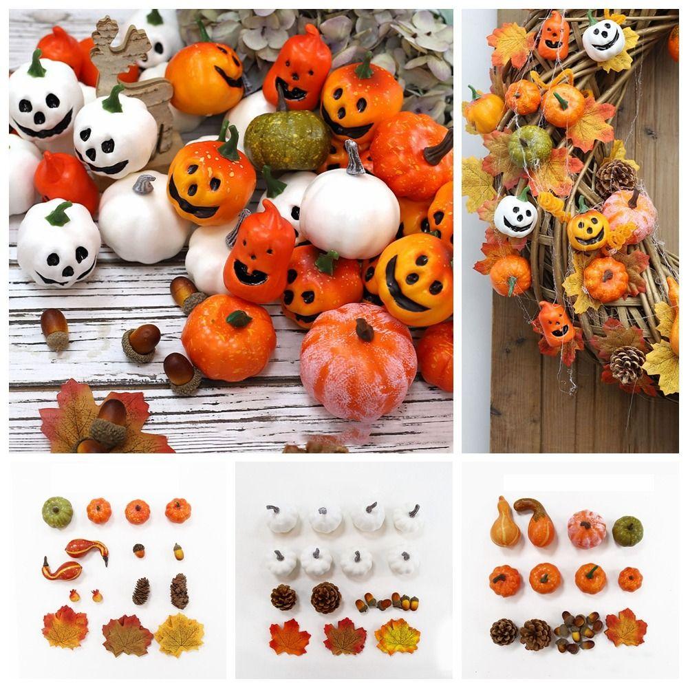 42/46/50 шт., наборы имитации тыквы с кленовым листом, искусственные тыквы «сделай сам», рождественские украшения
42/46/50 шт., наборы имитации тыквы с кленовым листом, искусственные тыквы «сделай сам», рождественские украшения
