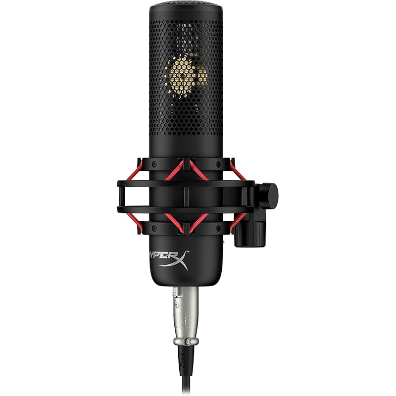 HyperX hyper x ProCast Supports large diaphragm condenser microphone XLR connection cardioid polar putter For professional content creators and
HyperX hyper x ProCast Supports large diaphragm condenser microphone XLR connection cardioid polar putter For professional content creators and
