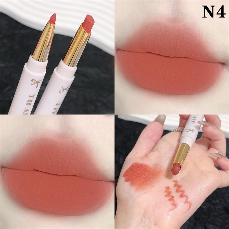 Dikalu Matte Lip Liner Pen Waterproof Contouring Lipstick Double-Ended Lasting Non-Stick Cup Smooth Velvet Lip Makeup Cosmetic as the picture
Dikalu Matte Lip Liner Pen Waterproof Contouring Lipstick Double-Ended Lasting Non-Stick Cup Smooth Velvet Lip Makeup Cosmetic as the picture