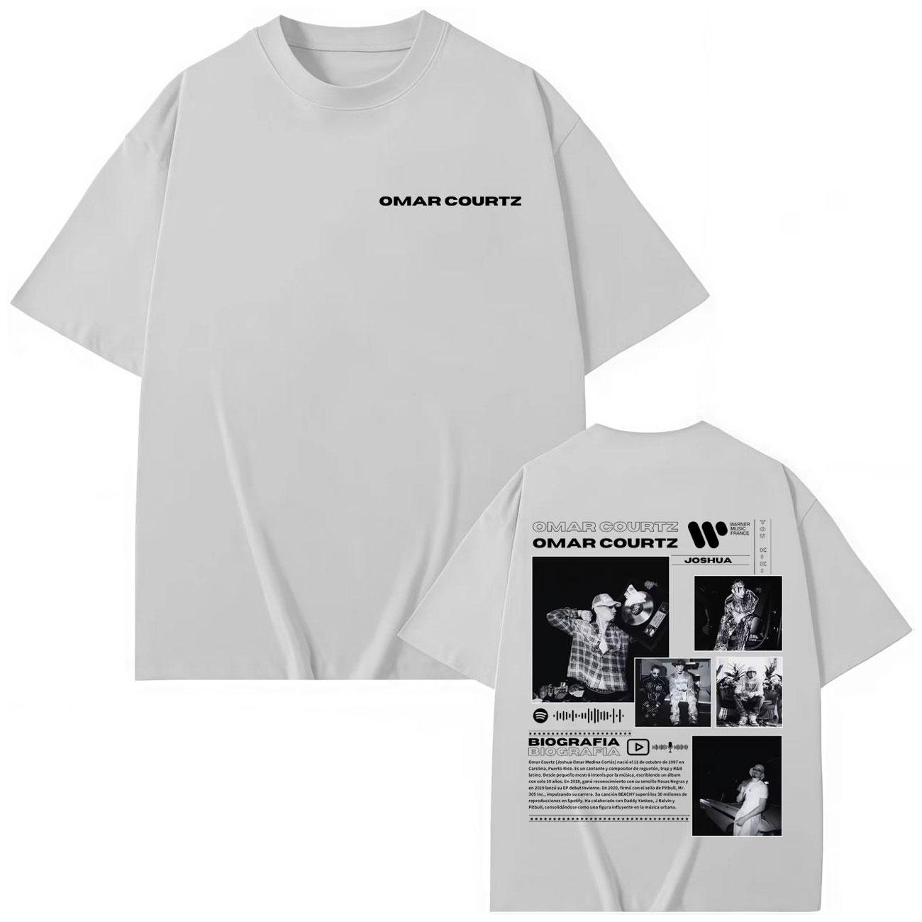 Singer Omar Courtz Merch T-shirt Fashion Hip Hop Vintage Short Sleeve T Shirt Men Women High Quality Cotton T-shirts 3XL
Singer Omar Courtz Merch T-shirt Fashion Hip Hop Vintage Short Sleeve T Shirt Men Women High Quality Cotton T-shirts 3XL