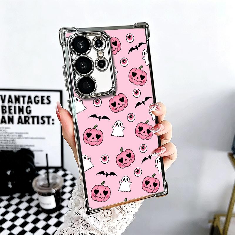 Pink Style Skull Witch Plating Phone Case For Samsung Galaxy S24 S25 FE S26 Edge S23 Ultra S22 S21 Plus S20 Anti-Fall Airabag Co Samsung S25 Plus
Pink Style Skull Witch Plating Phone Case For Samsung Galaxy S24 S25 FE S26 Edge S23 Ultra S22 S21 Plus S20 Anti-Fall Airabag Co Samsung S25 Plus