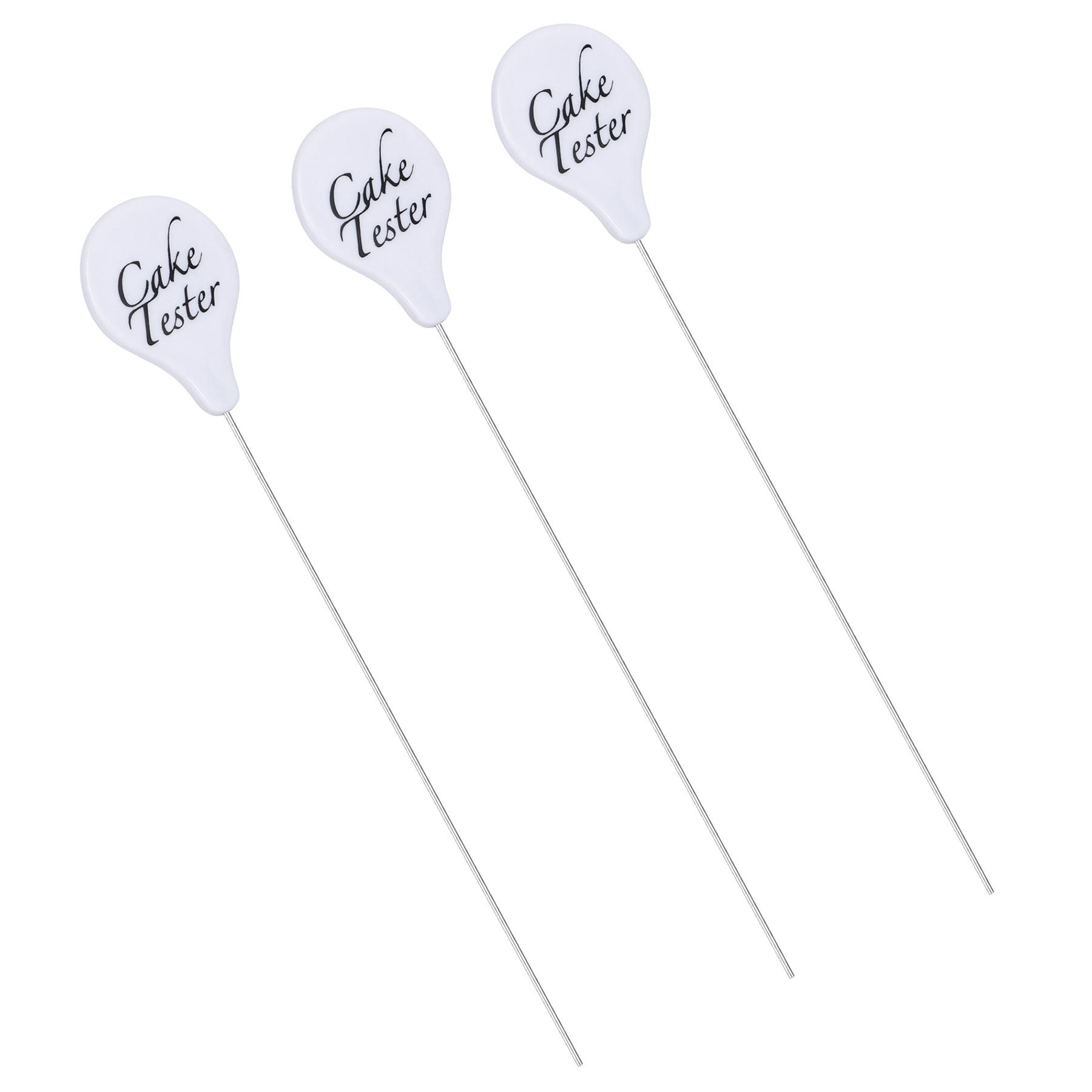 3 Pieces Stainless Steel Cake Probe Skewer Portable Reusable Replacement Adorable Anti-rust Home Baking Tester
3 Pieces Stainless Steel Cake Probe Skewer Portable Reusable Replacement Adorable Anti-rust Home Baking Tester