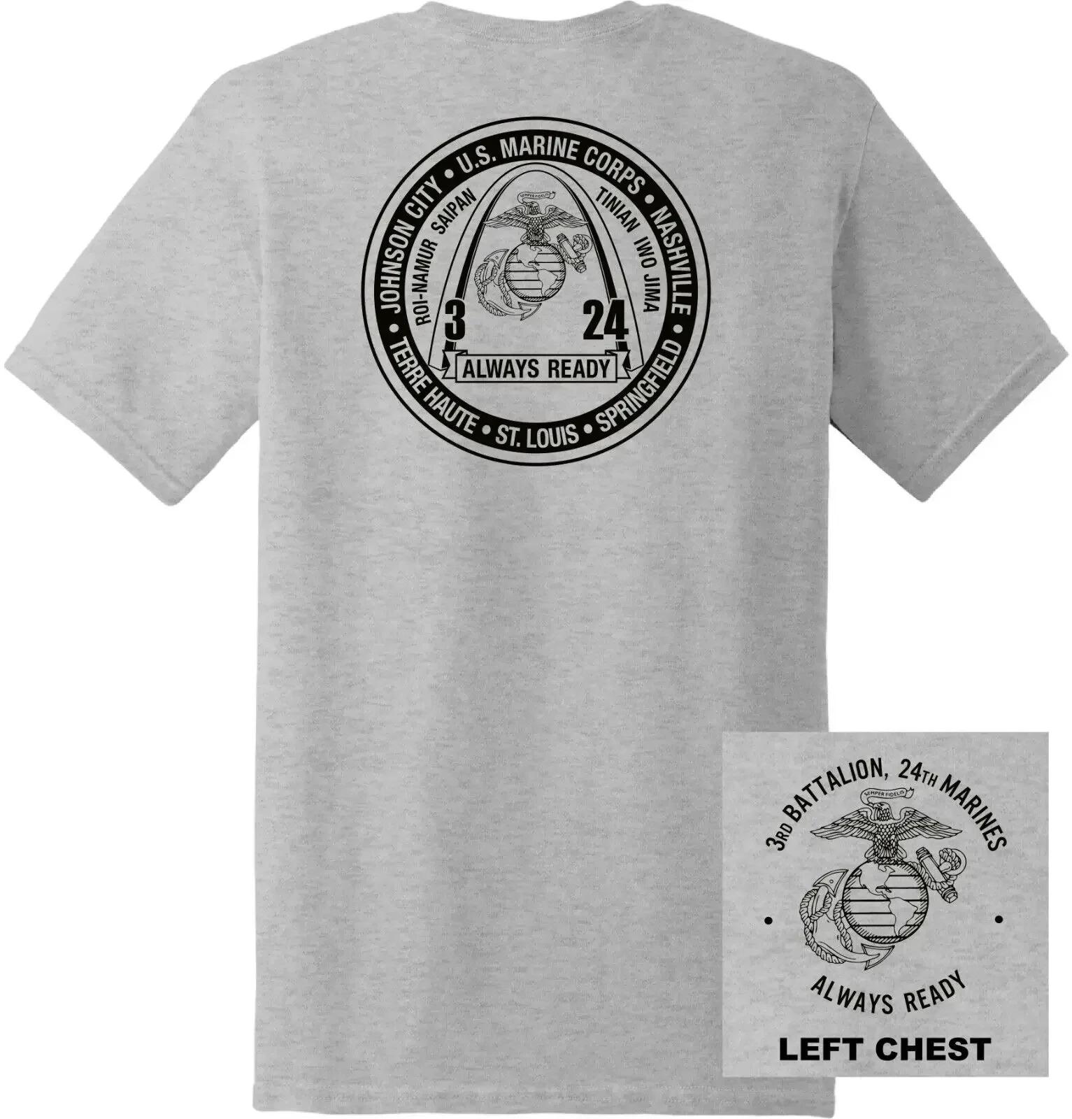 US Marine Corps 3rd Battalion 24th Marines Regiment TShirt 100 Cotton ONeck Short Sleeve Summer Casual Mens Tshirt S
US Marine Corps 3rd Battalion 24th Marines Regiment TShirt 100 Cotton ONeck Short Sleeve Summer Casual Mens Tshirt S