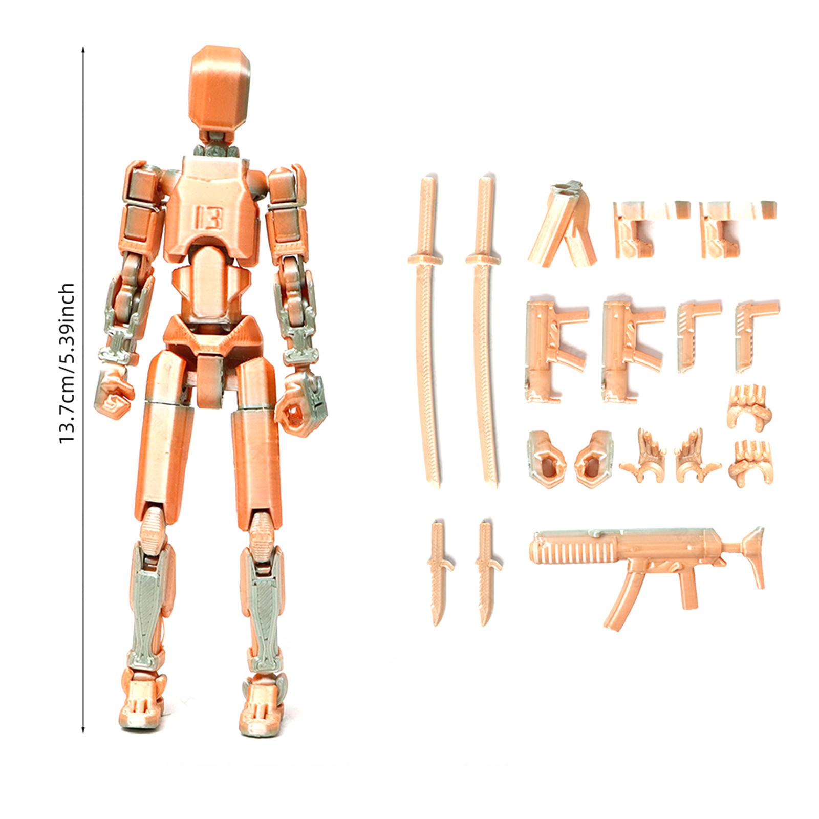 13 Multi-Jointed Action Cartoon Figure Movable Joints Assemble Character Models 3d Printing Decompression Diy Dummy Doll One Size
13 Multi-Jointed Action Cartoon Figure Movable Joints Assemble Character Models 3d Printing Decompression Diy Dummy Doll One Size