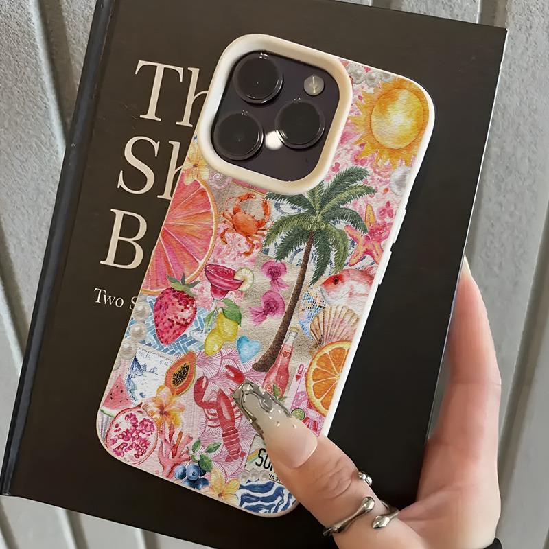 Summer Beach Party Collage Pattern Lychee Texture Phone Case For iPhone 11 12 13 14 15 16 17 Pro Max 14 15 Plus 17Air Soft Cover iPhone XR
Summer Beach Party Collage Pattern Lychee Texture Phone Case For iPhone 11 12 13 14 15 16 17 Pro Max 14 15 Plus 17Air Soft Cover iPhone XR
