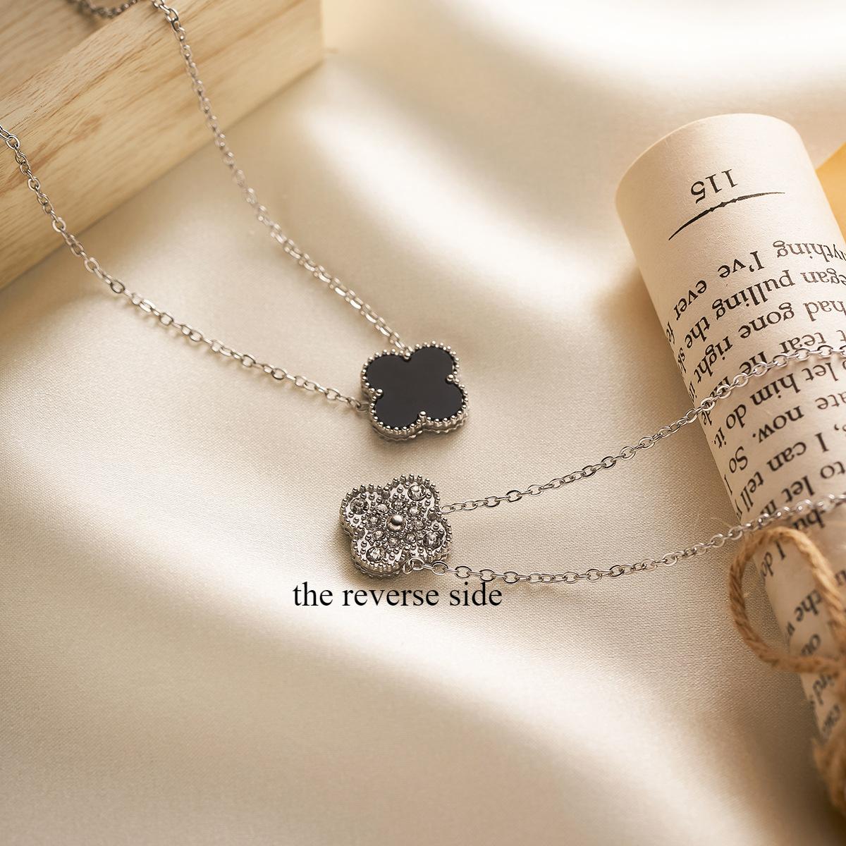 15 мм суцільний колір щасливий чотирилистий конюшина титан сталевий намисто модне високоякісне жіноче намисто
15 мм суцільний колір щасливий чотирилистий конюшина титан сталевий намисто модне високоякісне жіноче намисто