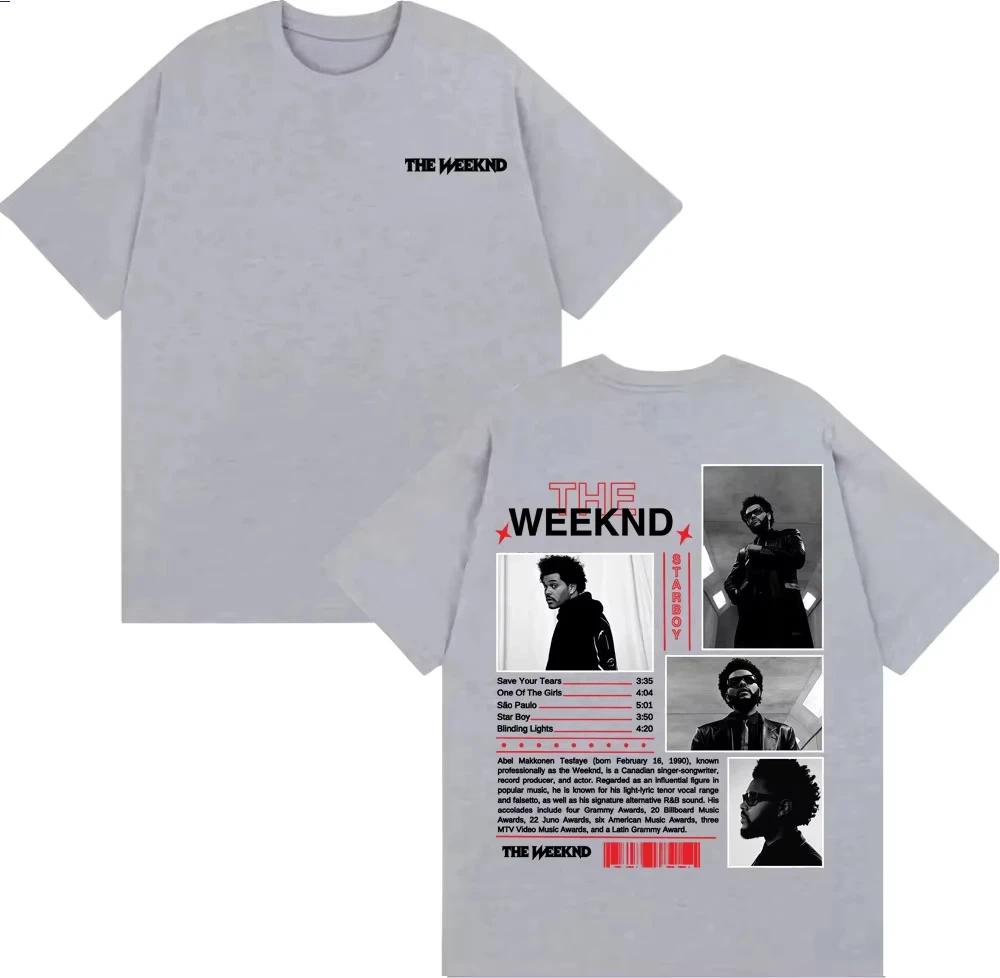 Rapper The Weeknd Starboy Album Cover T Shirt Unisexs Clothing Harajuku Punk Hip Hop Tshirts Unisex Pure Cotton Short Sleeve Top 4XL
Rapper The Weeknd Starboy Album Cover T Shirt Unisexs Clothing Harajuku Punk Hip Hop Tshirts Unisex Pure Cotton Short Sleeve Top 4XL
