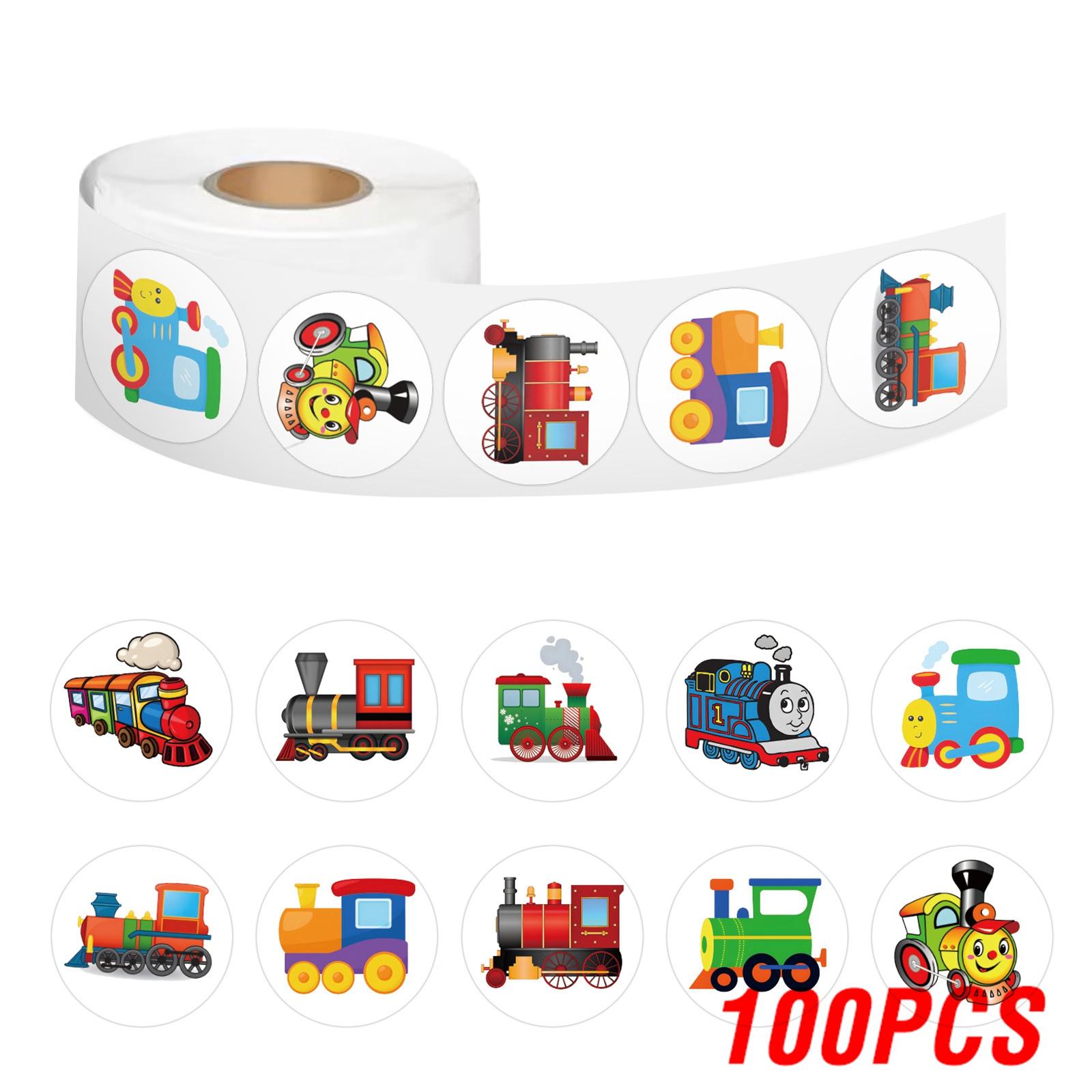 100-500pcs Kids Stickers Train Birthday Party Sticker Traffic Round Reward Sticker For Boys Girls Gift Label Stationery
100-500pcs Kids Stickers Train Birthday Party Sticker Traffic Round Reward Sticker For Boys Girls Gift Label Stationery