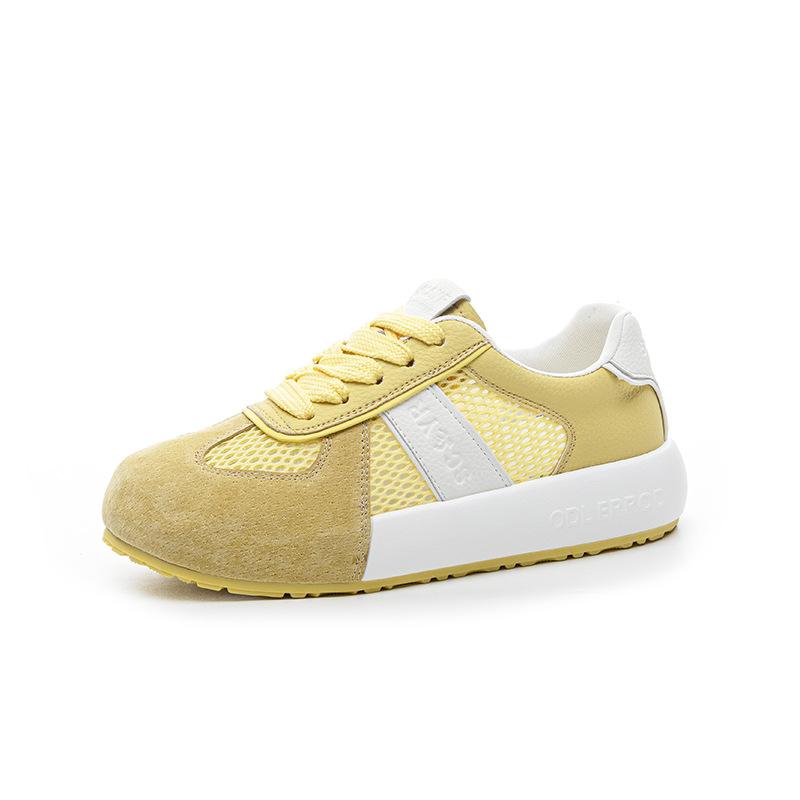 Summer new breathable mesh heel high polyurethane sole little white shoes women s shoes casual versatile board shoes 40 жовтий
Summer new breathable mesh heel high polyurethane sole little white shoes women s shoes casual versatile board shoes 40 жовтий