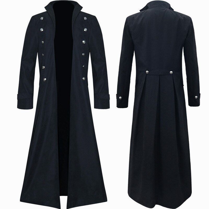 Men Steampunk Retro Jacket Gothic Age Frog Outwear Uniform Costume Vintage Jacket Black XL
Men Steampunk Retro Jacket Gothic Age Frog Outwear Uniform Costume Vintage Jacket Black XL